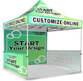 10x10FT Custom Pop Up Canopy Tent by LOJUFAN