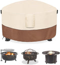 Fire Pit Cover, Outdoor Heavy Duty 600D 100% Waterproof Fire Pit Cover Round by Dalema