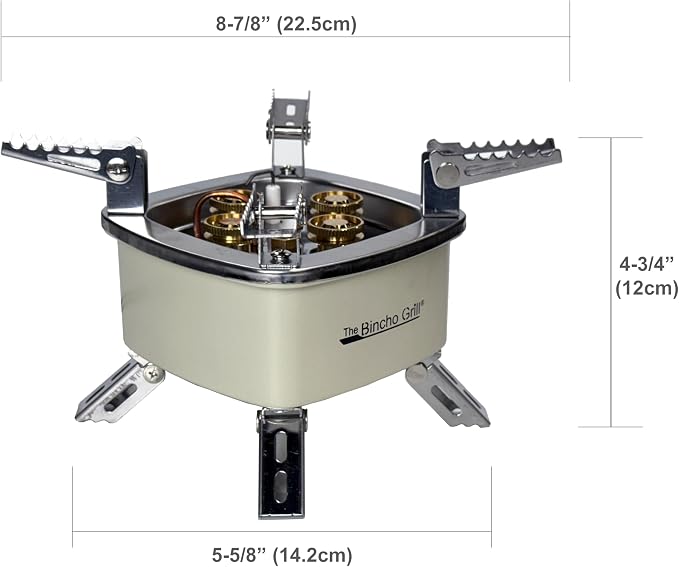 The Bincho Grill Charcoal Starter Gas Burner – 12, 800W High Heat Mini Stove - Image 3