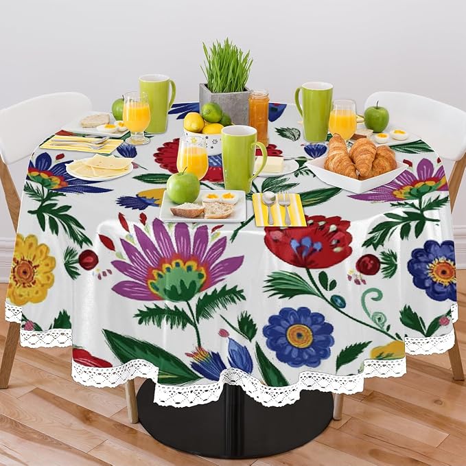 Round Tablecloth Waterproof Table Cloth - Image 6