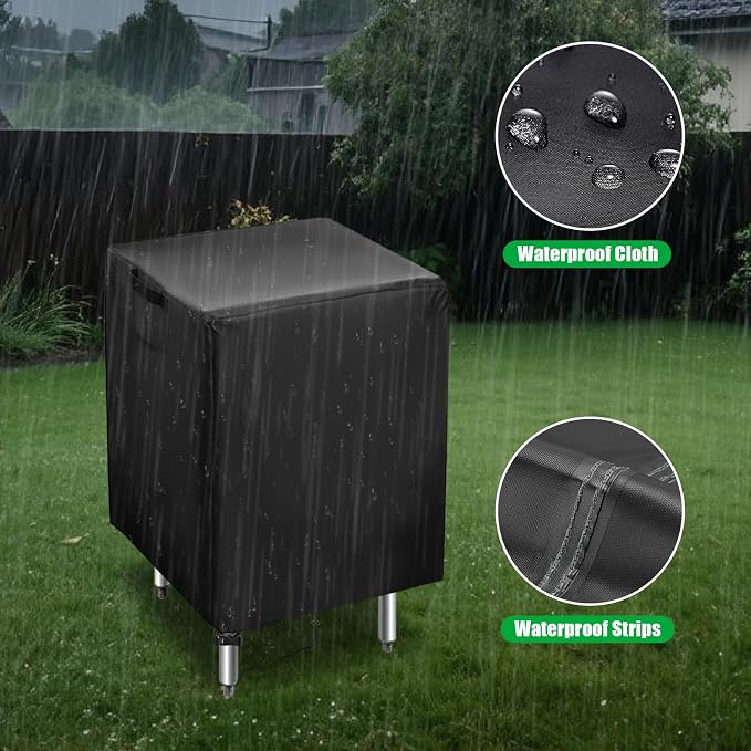 Outdoor Prep Table Cover, 24 Inch Waterproof Stainless Steel Prep Cart Table - Image 4