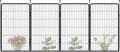 FXW Garden Fence Outdoor for The Yard – 45in x 9.1ft Heavy Duty Metal Animal by FXW