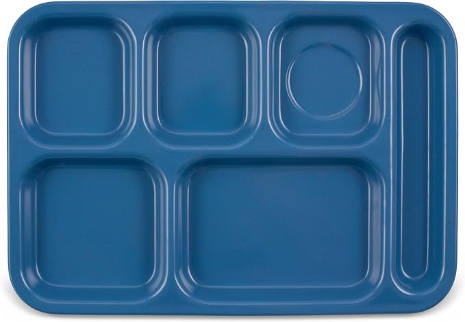 Carlisle FoodService Products Right-Hand Heavyweight 6-Compartment Melamine by CarlisleFoodServiceProducts