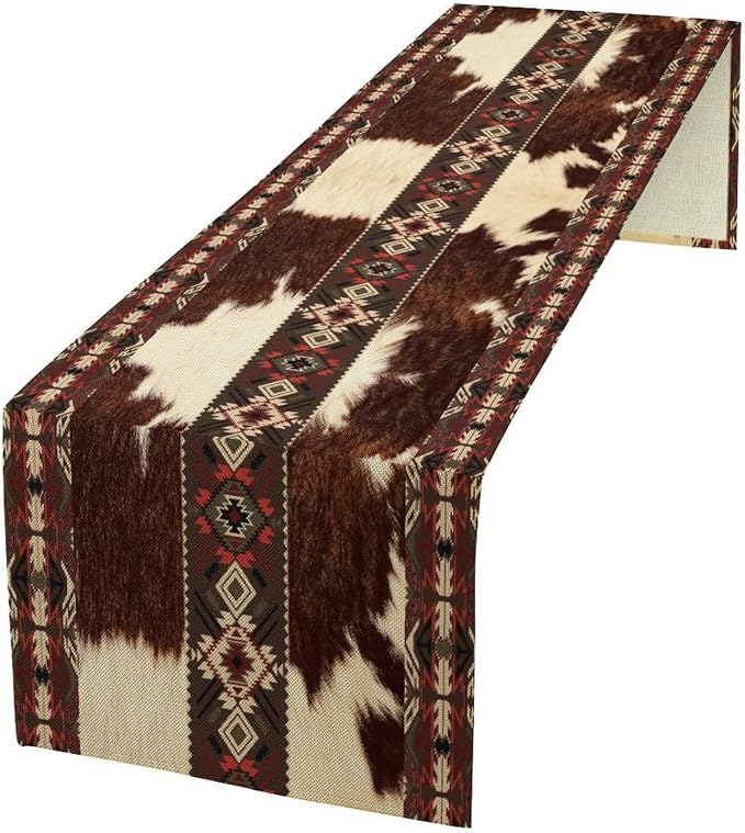 Cowhide Table Runner by Unknown