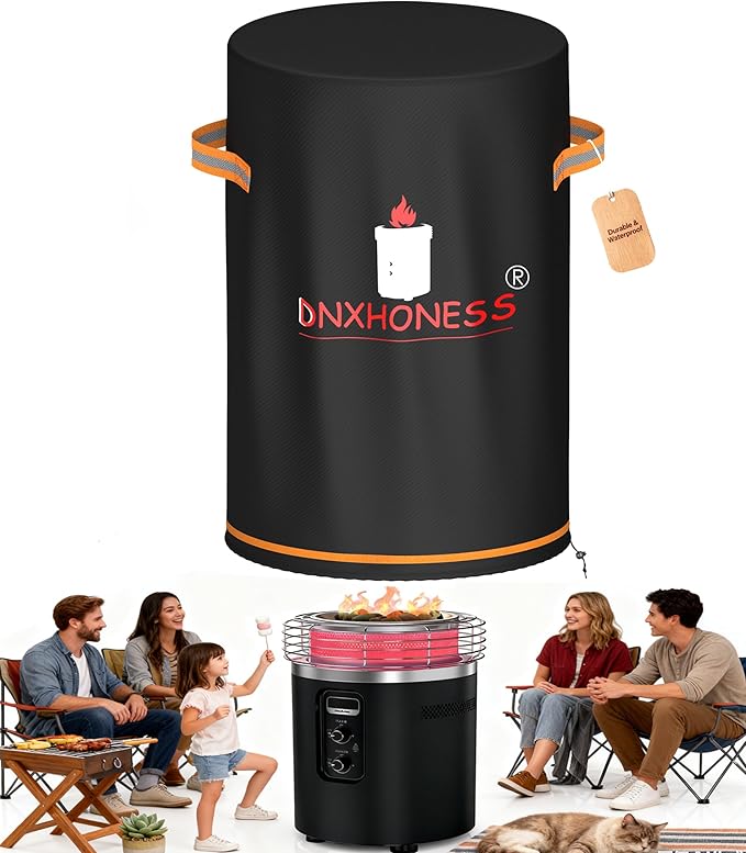 Fire Pit Cover for Ninja Fireside 360, Cover for Ninja Firepit, 600D by Dnxhoness