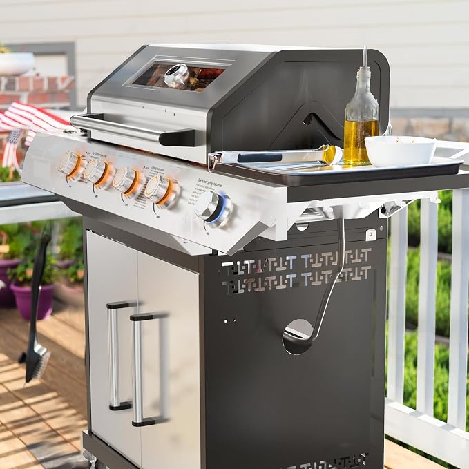 4 Led Burner Propane Gas Grill - Image 8