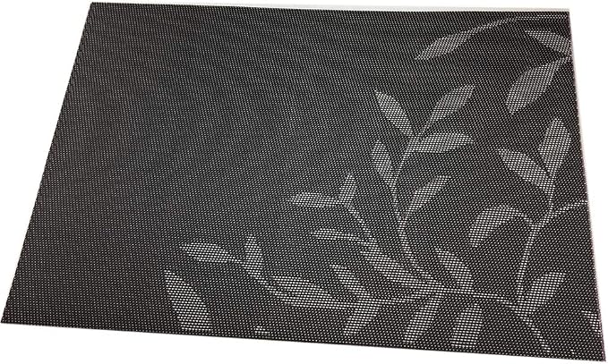 Gugrida Place Mats PVC Set of 6, Table Placemats Set of 6 PVC Woven Vinyl Place - Image 6