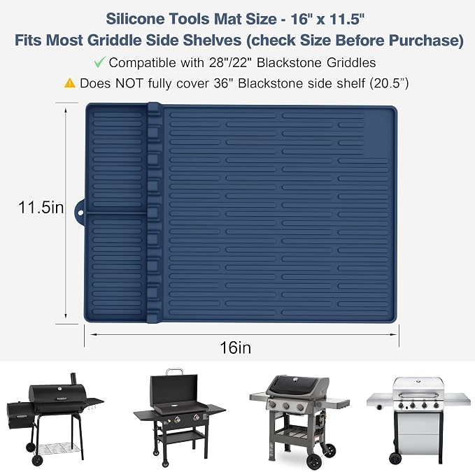 Silicone Griddle Tools Mat for Blackstone - Image 4
