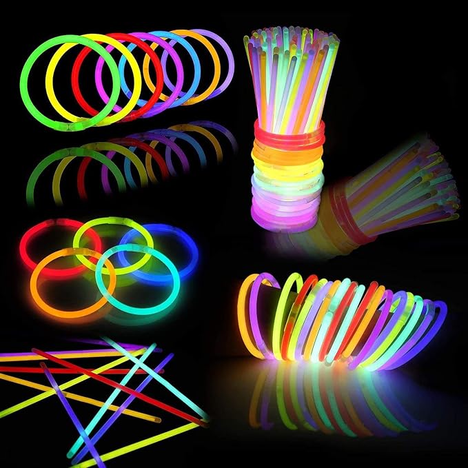 400 Pcs Glow Sticks Bulk Party Pack, Glow in the Dark Light Up Sticks - Image 9