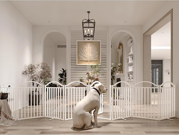 BHG Metal No-Assembly Freestanding Dog Gate - Image 2