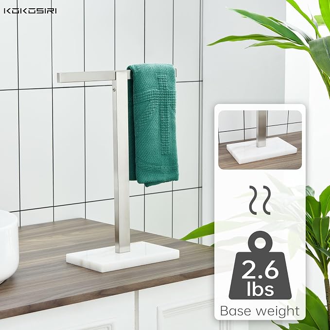 KOKOSIRI Hand Towel Bar Stand Towel Rack - Image 5