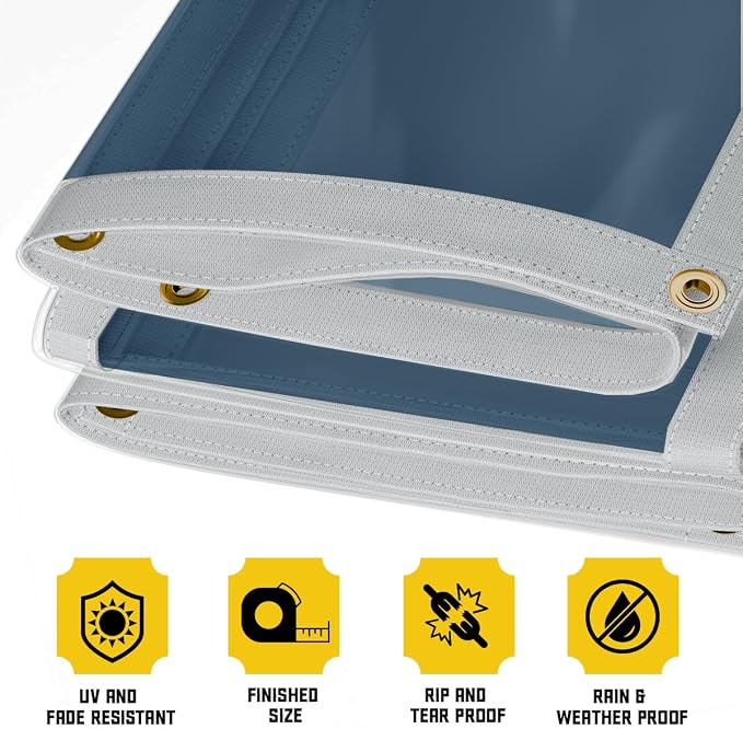 Core Tarps 30 Mil Extreme Heavy Duty Clear Tarp - Image 3