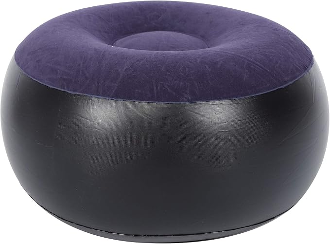 ANGGREK Inflatable Ottoman, Blow Up, Portable Outdoor Camping Chair Inflatable - Image 4