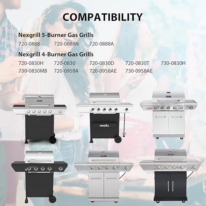 Grill Parts for Nexgrill Replacement Parts 2 Burner 720-0864 720-0864M - Image 3