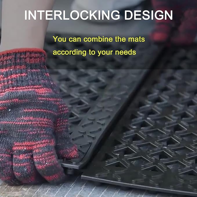 Anti-Fatigue Rubber Floor Mat, Indoor & Outdoor Use - Image 4
