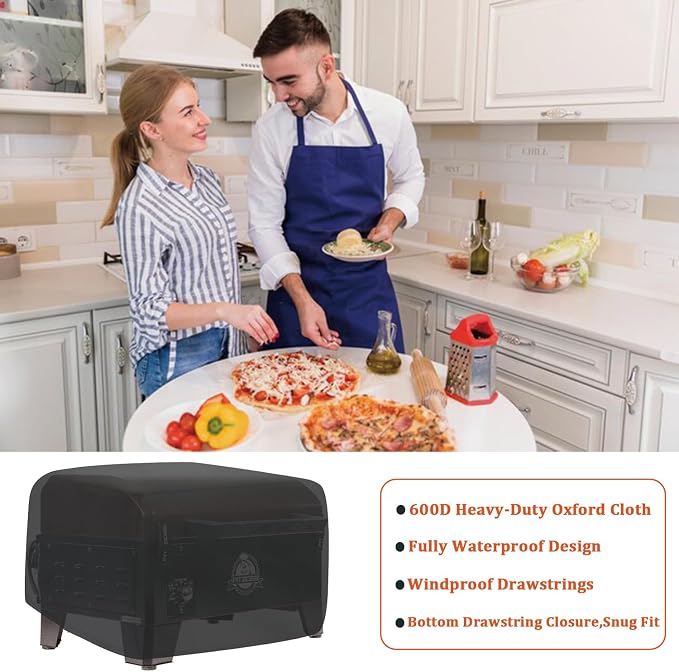 Tabletop Grill Cover for Pit Boss 10697, Waterproof Wood Pellet Smoker Cover - Image 2
