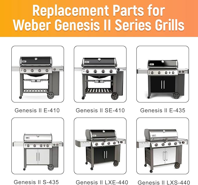 Grill Flavorizer Bars for Weber Genesis II E-410, LX E-440, Weber Genesis 2 - Image 3