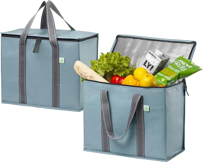 VENO 2 Pack Cooler Bag and Insulated Grocery Bags by Veno