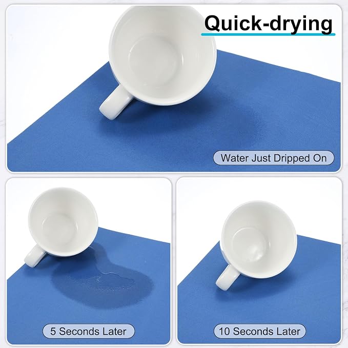 uxcell Silicone Mats for Kitchen Counter, 23.6" x 15.7" Non-Slip Countertop - Image 4