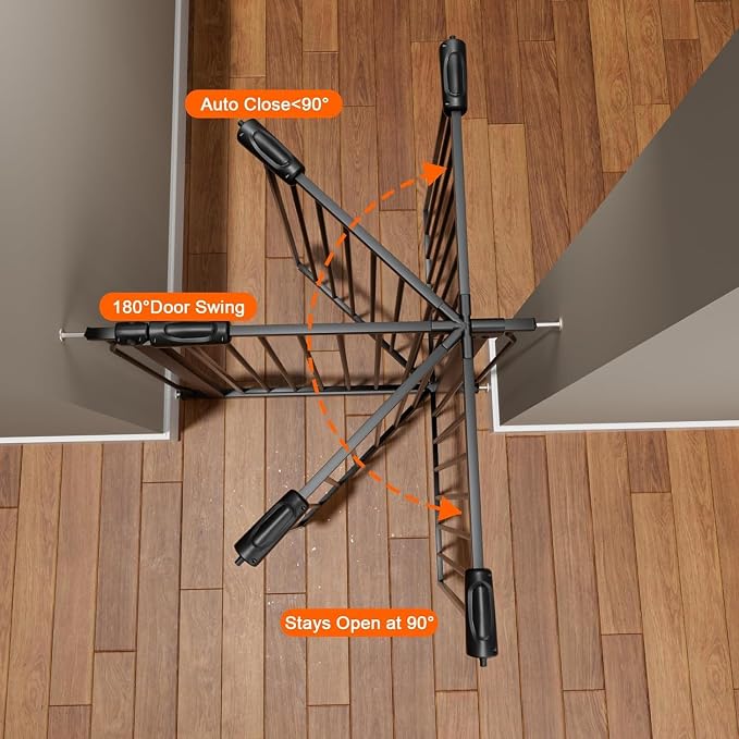 HOOEN 30" Tall Extra Wide Baby Gates - Image 2