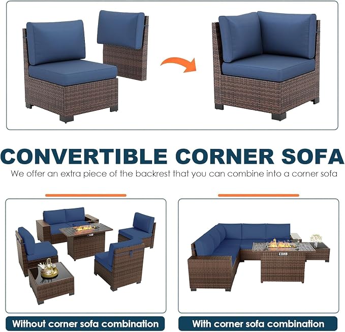 7 Piece Patio Furniture Set - Image 6