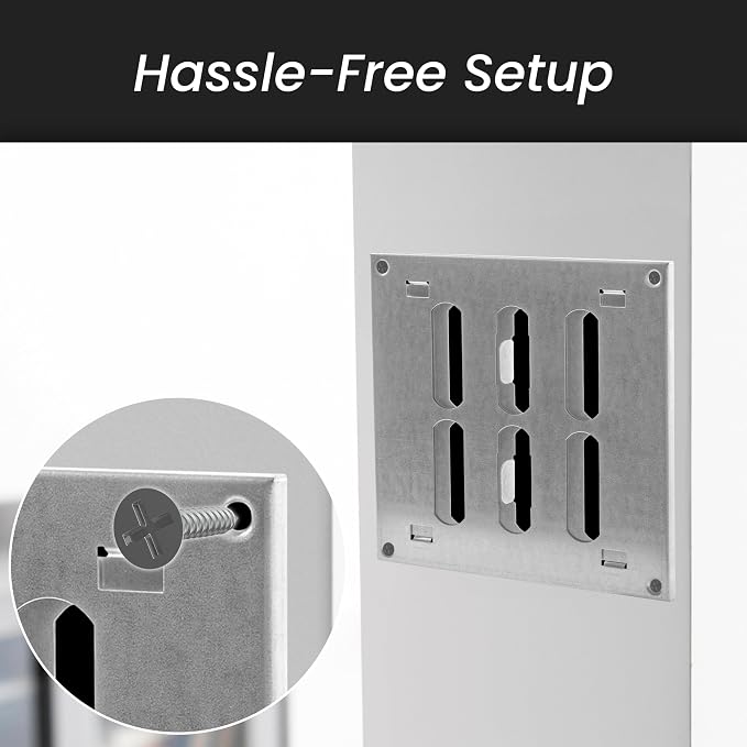 Repa Market 16" x 4" Inch White Adjustable Air Vent Cover - Image 5