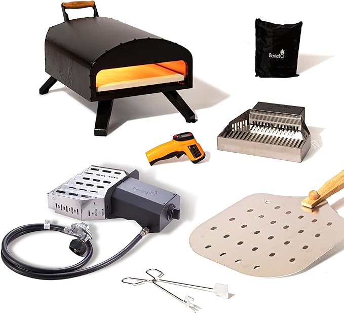 Bertello SimulFIRE Outdoor Pizza Oven Bundle by Bertello
