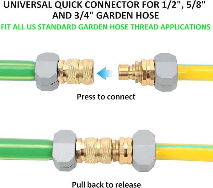 STYDDI Brass Garden Hose Quick Connect Fittings - Image 7