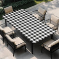 Rectangle Table Cloth Cover Waterproof Elastic Fitted Polyester Fitted by Unknown