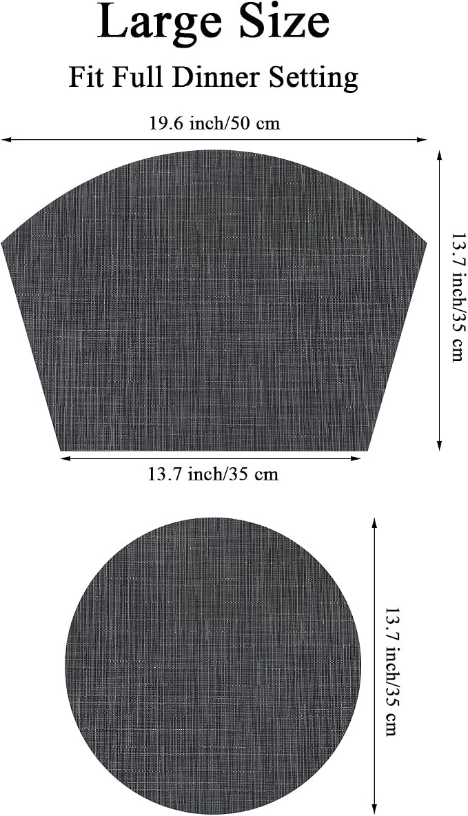 SHACOS Large Size Wedge Placemats - Image 2