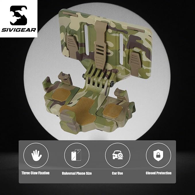 Tactical Phone Holder Available in Full Size Plate Carrier Phone Mount Adjust - Image 5