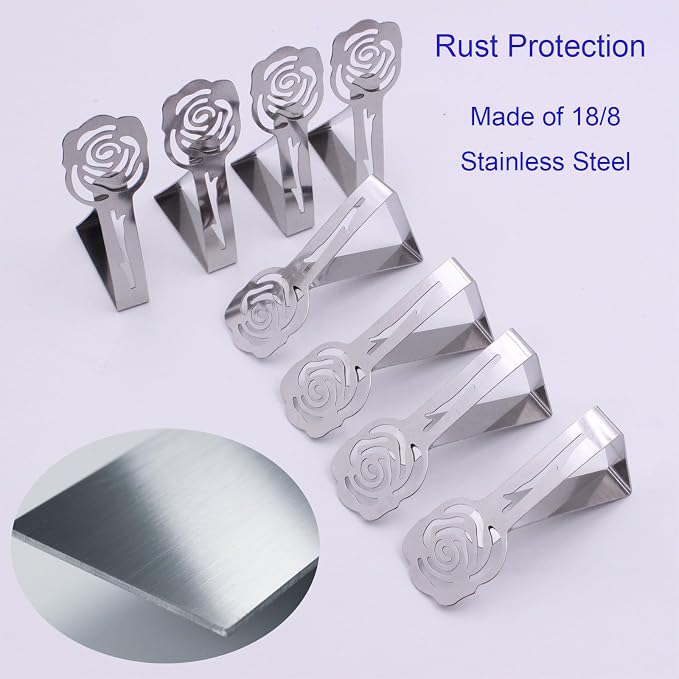 24 Pack Tablecloth Clips for Outdoor Thick Tables, Picnic Table Cloth Holder - Image 2