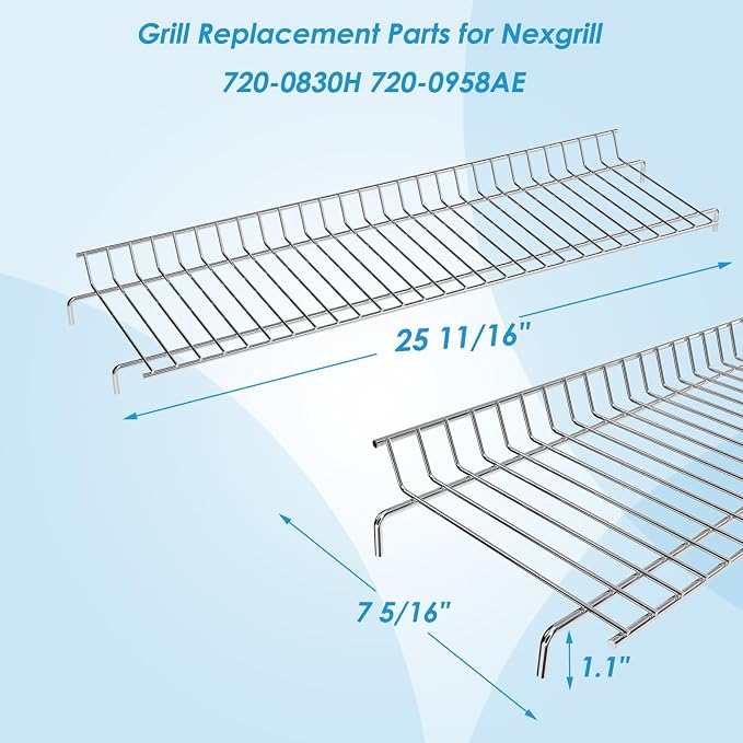 Warming Rack Grill Parts for Nexgrill 720-0830H 720-0958AE 720-0789H, 25.6 Inch - Image 5