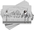 Farm Placemats Set of 4 by Unknown