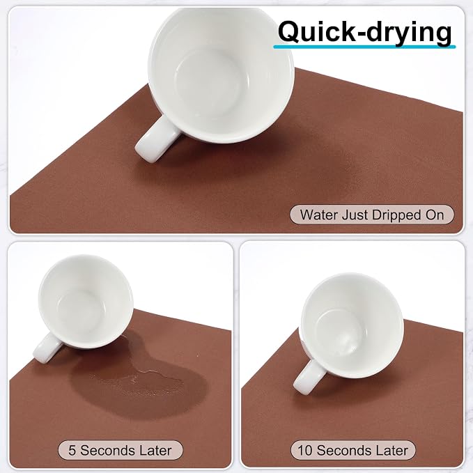 uxcell Silicone Mats for Kitchen Counter, 35.4" x 23.6" Non-Slip Countertop - Image 4