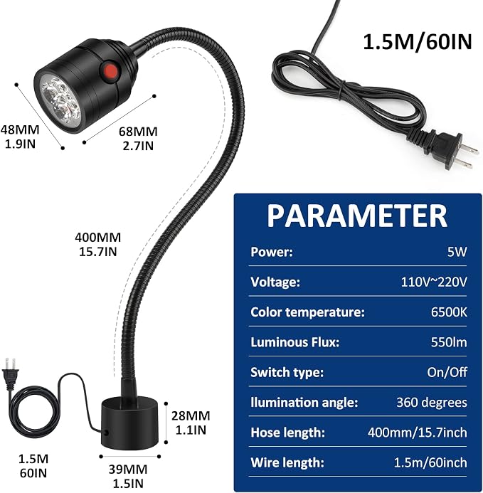 Magnetic Work Light, LED Machine Light - Image 8