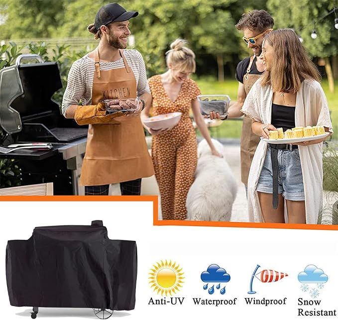 Grill Cover for Pit Boss 1100 Pro Series Triple-Function Pellet/Gas Combo Grill - Image 2