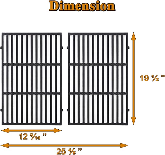 7524 Grill Grates Genesis E-310 Grill Replacement Parts - Image 2