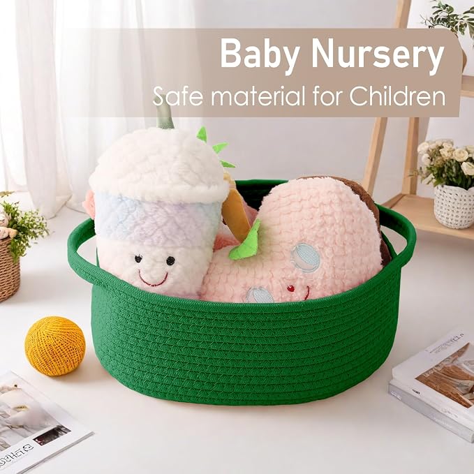 Woven Basket, Small Rope Storage Bin - Image 5