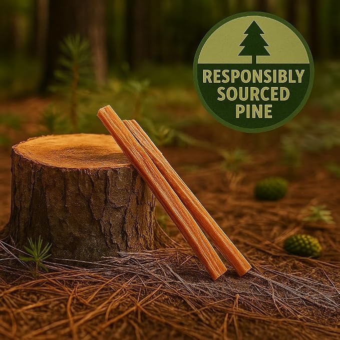 Greenes Fence Fatwood Fire Starter – 50 lb Box – 100% Natural Resin Pine - Image 7