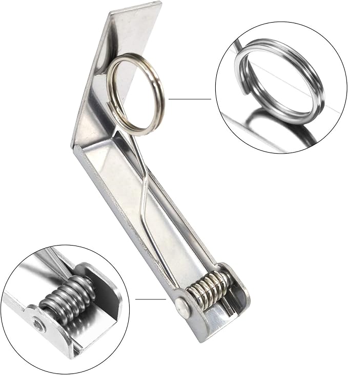 Tablecloth Clips 12 Packs Picnic Table Clips Stainless Steel Tablecloth Cover - Image 5