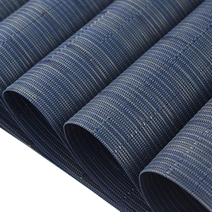 PIGCHCY Placemats, Washable Durable Durable Woven Vinyl Placemats - Image 6