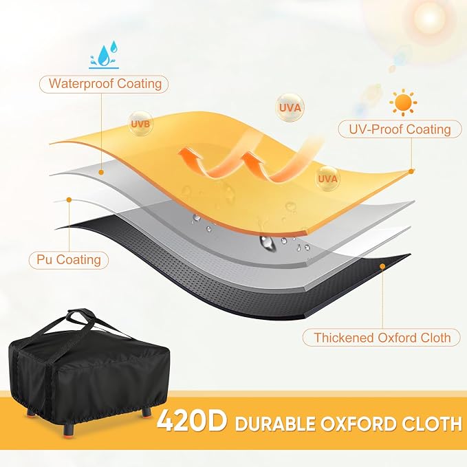 Pizza Oven Cover for Blackstone 2238 2379 5967, TwoPone Waterproof Pizza Oven - Image 5