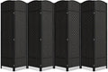 8 Panel Room Divider, 6Ft Folding Privacy Screen, Tall by cocosica