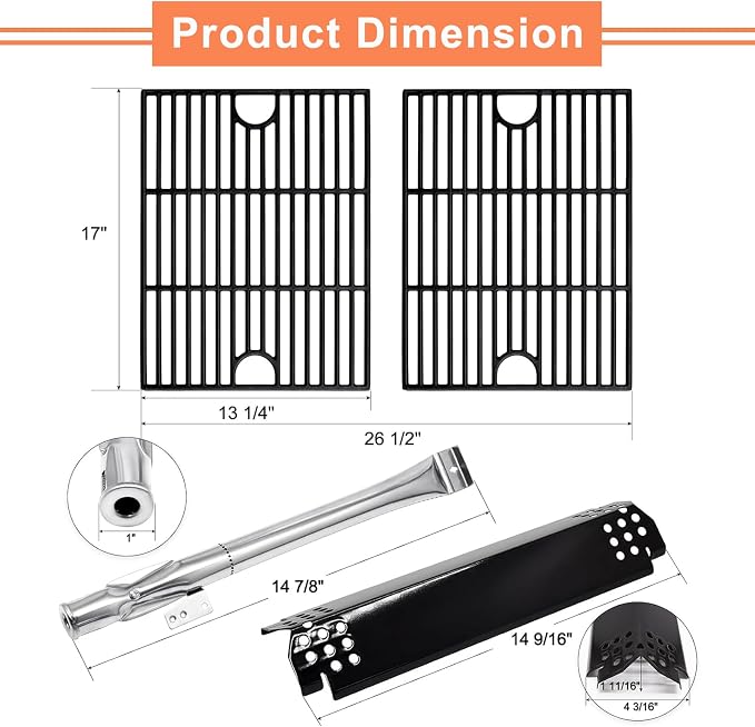 Hiorucet Grill Parts for Home Depot Nexgrill 720-0888N 720-0830H 720-0888 - Image 2