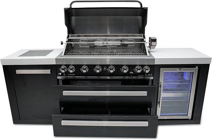 Mont Alpi MAi805-BSSFC 44-inch 6-Burner 115000 BTU Black Stainless Steel Gas - Image 6