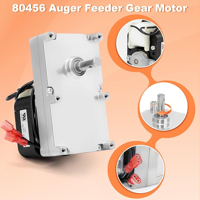 80456 Auger Motor for US Stove American Harvest 6041 6039 6037 6033 Breckwell - Image 6