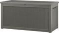 NUNU LAB Outdoor Storage Box, 320 Gallon Deck Box, Resin Waterproof Outside by NUNULAB