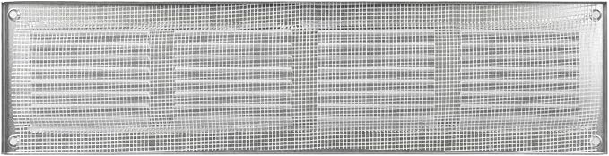 Repa Market Air Vent Cover 16x4 Inch Galvanized Steel Louvered Grill Cover - Image 6