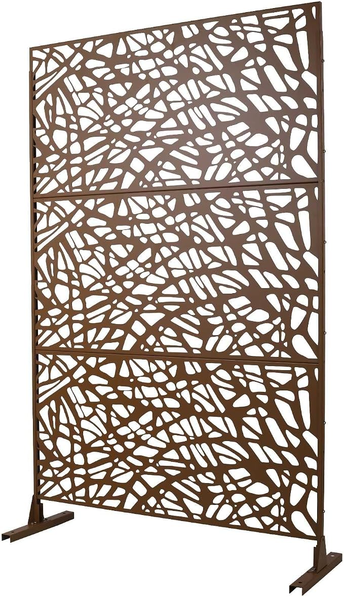 Outdoor Decorative Metal Privacy Screen Panel, Steel Partition by FRITHJILL